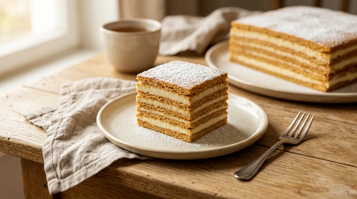 Mézes krémes recept