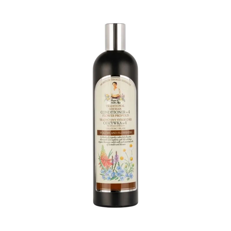 Babička Agafia №4 hajkondicionáló virágpropolisszal, 550 ml