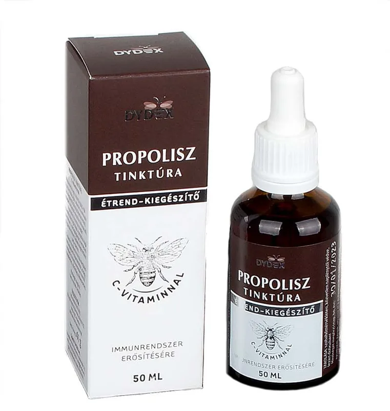 Dydex propolisz tinktúra C-vitaminnal, 50 ml