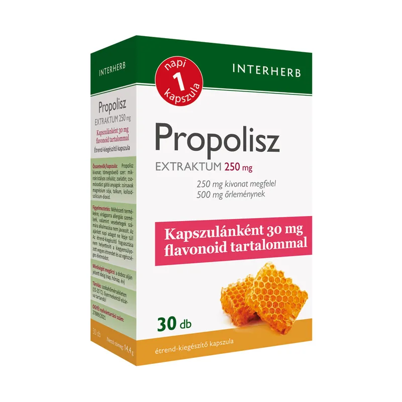Interherb Napi 1 propolisz extraktum kapszula, 30 db