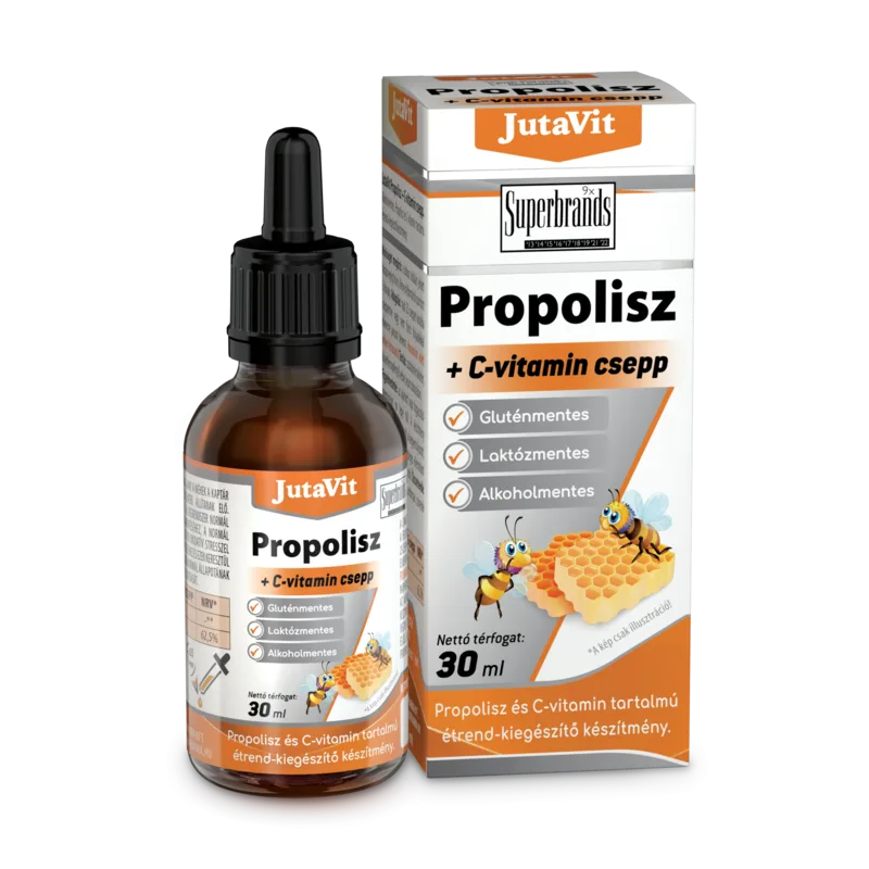 JutaVit propolisz + C-vitamin csepp, 30 ml