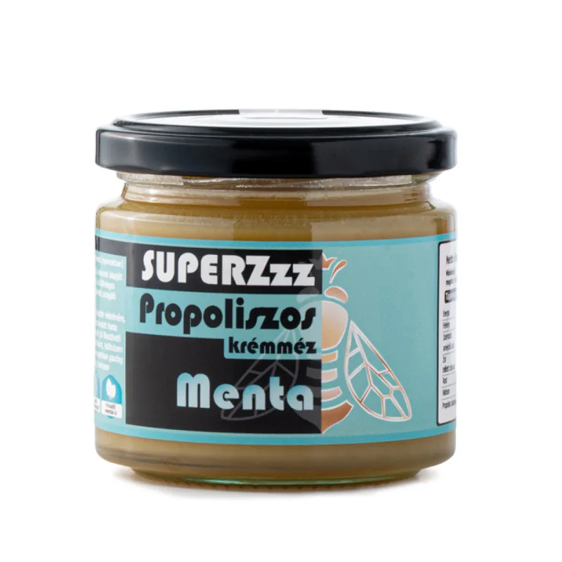 Mézzz SUPERZzz propoliszos krémméz mentával, 250 g