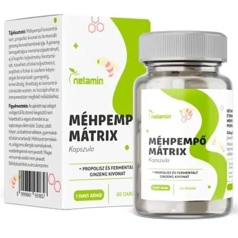 Netamin Méhpempő Mátrix kapszula, 60 db